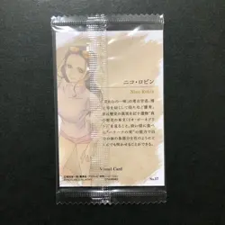 S7106 Nico Robin No.17 One Piece Our Memories Visual Wafer Card Sealed M30 - Image 2