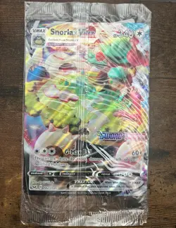 Pokemon TCG Sword & Shield Snorlax VMAX Promo Card Pack 2020 (1 Card) - Image 1