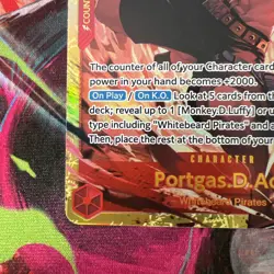 OP16-118 Portgas.D.Ace Sec The Time To Battle One Piece TCG English Card - Image 5