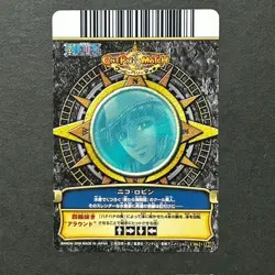 S7415 Nico Robin C062 Holo Japanese One Piece Berry Match Carddass Card J13 - Image 2