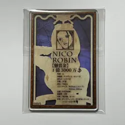 R582 Nico Robin Japanese One Piece Status Acrylic Collection Card J13 - Image 2