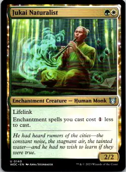 Magic the Gathering HP Jukai Naturalist Wilds of Eldraine Commander MTG - Image 1