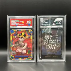 One Piece Day 25 Monkey D Luffy & Don Card Japanese ACE 10 - Image 1