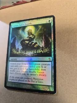 Green Sun's Zenith - Foil - MTG - Mirrodin Besieged - Heavy Play - Card # 81 - Image 4