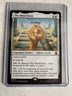 THE MIND STONE Marvel Super Heroes MSH Magic MTG MINT CARD - Image 1