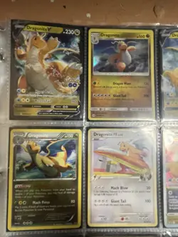 Pokemon Card Dragonite Collection Lot, Holos, V’s, Vintage, Ex, Promo - Image 2