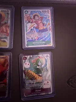 Monkey.D.Luffy PRB02-005 - St13-015. St10-006. Monet Op14 Full Art. 4 Card Lot - Image 4