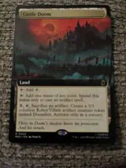 Castle Doom Extended Art Marvel Super Heroes Mtg Nm 0429 - Image 1