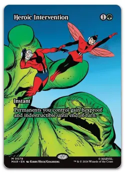 Heroic Intervention (0079) (Borderless) #79 NM Marvel Universe Eternal-Legal - Image 1