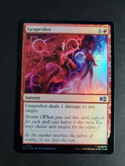 Grapeshot (Foil) Common MTG Marvel Super Heroes Commander - Image 1