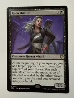 Keen Duelist 218 SOC Commander: Secrets of Strixhaven Magic MTG NM - Image 1