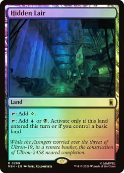 MTG Marvel Super Heroes MSH Hidden Lair 0269 FOIL Rare - Image 1