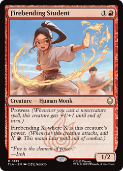 x4 Firebending Student TLA Avatar MTG 139 M/NM 4x - Image 1