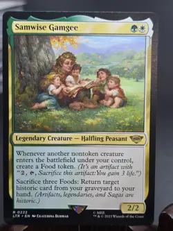 Samwise Gamgee Universes Beyond: Lord of the Rings MTG Regular LP - Image 1