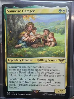 Samwise Gamgee Universes Beyond: Lord of the Rings MTG Regular LP - Image 3