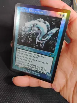MTG Tidal Barracuda Foil In Hand Secret Lair LP - Image 2