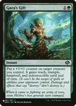 Gaea's Gift x1 1x Mystery Booster 2 NM MTG - Image 1