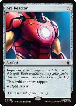 Arc Reactor Light Play, English Magic the Gathering MTG Marvel Super Heroes - Image 1