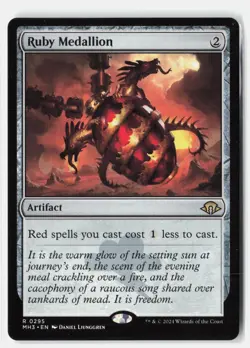 Ruby Medallion R Modern Horizons 3 295 NM - Image 1