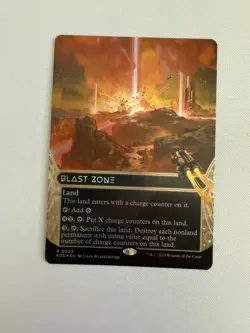Blast Zone (#2 - Borderless Foil) - MTG Edge of Eternities: Stellar Sights (EOS) - Image 1