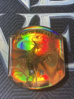 Magic the Gathering - MTG - Relic Tokens - Nicol Bolas - FOIL - Ultra Pro - 2017 - Image 1