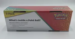 Pokemon Pokeball Tin 3 Pack Pokemon TCG 9 Total Packs, 3 Balls NEW Sealed - Image 2