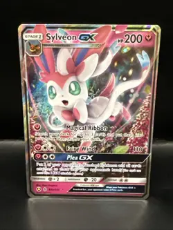 Pokemon TCG Sylveon GX 92a/145 Alt Art Promo Guardians Rising Sun and Moon H - Image 1