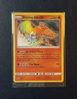 Pokemon Shining Ho-Oh SM70 Black Star Promo Shining Legends Sun & Moon *SEALED* - Image 1