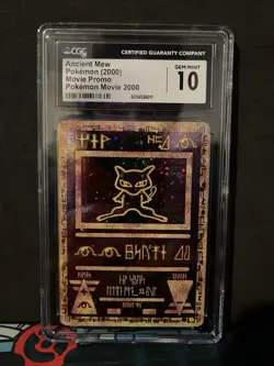 CGC Gem Mint 10 Ancient Mew Pokemon 2000 Movie Promo Graded Slab - Image 1