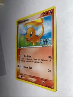Pokemon TCG Charmander EX Crystal Guardians 48/100 STAMPED Reverse Holo - NM - Image 3
