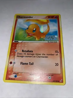 Pokemon TCG Charmander EX Crystal Guardians 48/100 STAMPED Reverse Holo - NM - Image 5
