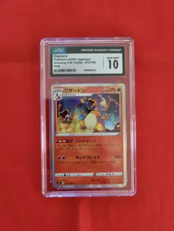 Pokemon Charizard Amazing Volt Tackle s4 Japanese Holo Rare #012 CGC 10 Gem Mint - Image 1