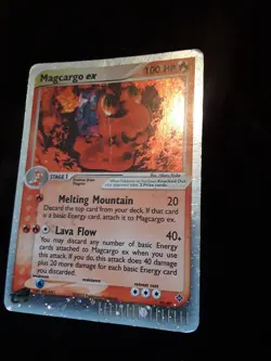 Magcargo ex 95/97 Dragon Holo Rare Pokemon TCG Nintendo HP, Fair Cond. w/Crease - Image 4