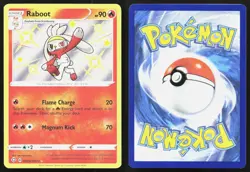 RABOOT SV016/SV122 SHINY RARE SHINING FATES SHINY VAULT POKEMON HOLO LP - Image 3
