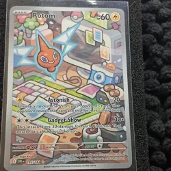 Pokemon Rotom 197/182 Sv10: Destined Rivals Illustration Rare Full Art Holo Eng… - Image 1