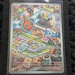 Pokemon Rotom 197/182 Sv10: Destined Rivals Illustration Rare Full Art Holo Eng… - Image 2