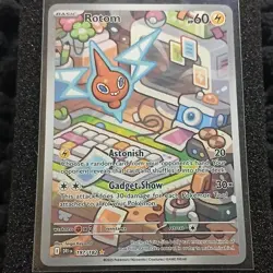 Pokemon Rotom 197/182 Sv10: Destined Rivals Illustration Rare Full Art Holo Eng… - Image 3