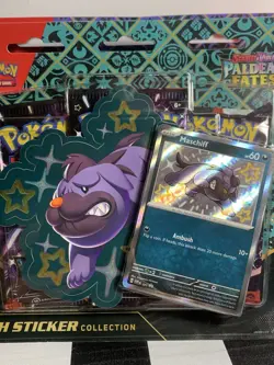 Pokemon Paldean Fates Tech Sticker Collection Lot of 2 - Image 3