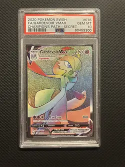 Gardevoir VMAX Champions Path 076/073 Holo Secret Rare PSA 10 Gem MT - Image 1