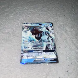 Alolan Ninetales GX Ultra Rare Holo 22/145 SM Guardians Rising 210 HP - Image 1