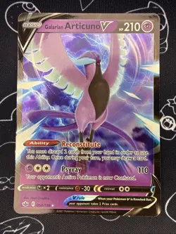 Galarian Articuno V 058/198 Chilling Reign Pokemon TCG Holo V Rare NM - Image 1