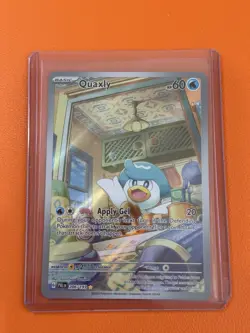 Pokemon Quaxly 206/193 - Paldea Evolved Illustration Rare NM - Image 1
