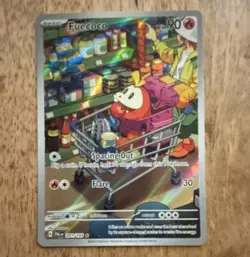Pokemon TCG Fuecoco 201/193 Paldea Evolved Holo Illustration Rare - Image 1