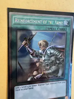 Yu-Gi-Oh! TCG Reinforcement of The Army NKRT-EN026 Limited Platinum Rare - Image 3