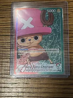 Tony Tony Chopper (OP08-001) English Alt Art Leader - One Piece Foil Card OP08 - Image 1