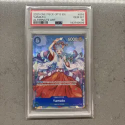 2025 ONE PIECE OP13-CARRYING ON HIS WILL ALTERNATE ART #054 YAMATO PSA 10 - Image 1
