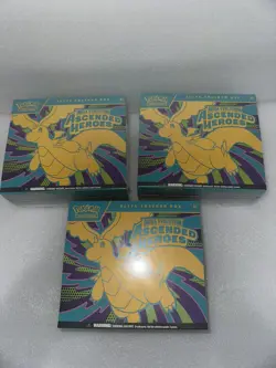 Pokemon Ascended Heroes Elite Trainer Box ETB Brand New Factory Sealed Lot Of 3 - Image 1
