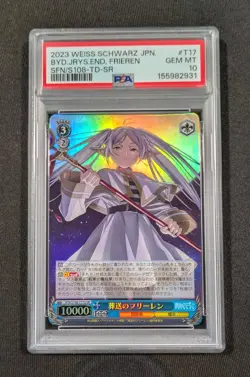 Weiss Schwarz Japanese Frieren Beyond Journey's End S108-T17 SR PSA 10 GEM MINT - Image 1