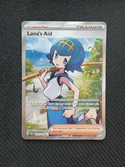 Lana's Aid 207/167 Twilight Masquerade Pokemon TCG Card Ultra Rare NM - Image 1