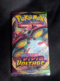 Pokemon Sword & Shield 4 Vivid Voltage Booster Pack Cards 820650807497 - Image 1